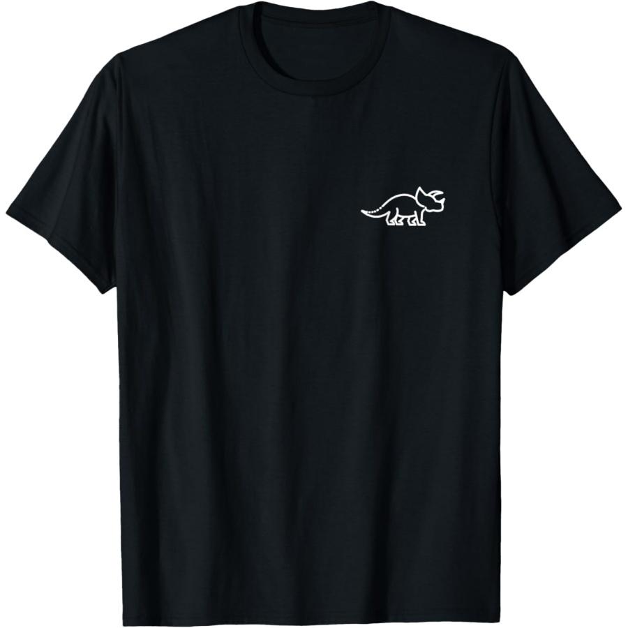 Triceratops For Men Women & Kids _ Dinosaur Badge T-Shirt