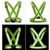 Adjustable Safety Reflective Vest Straps Jacket Night Running Cycling Sport Gear