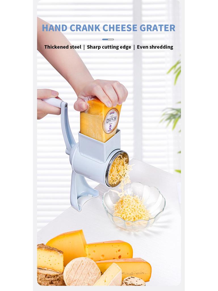 Multi-functional Manual Peanut and Cheese Shredder/Grinder