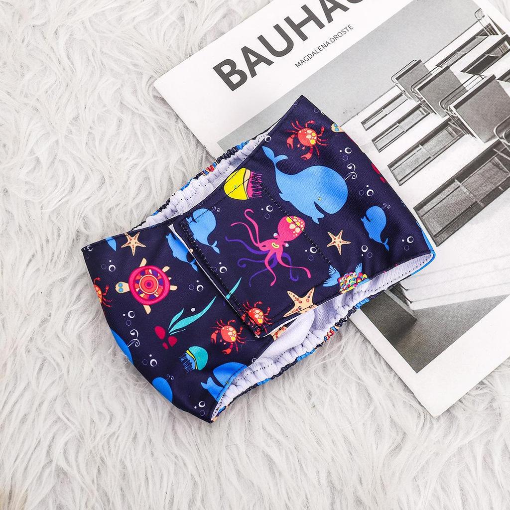 "Washable Male Dog Physiological Pants for Home & Outdoor Use"