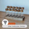 Bocal de stockage pour grains de café avec couvercle en bois et support d'exposition