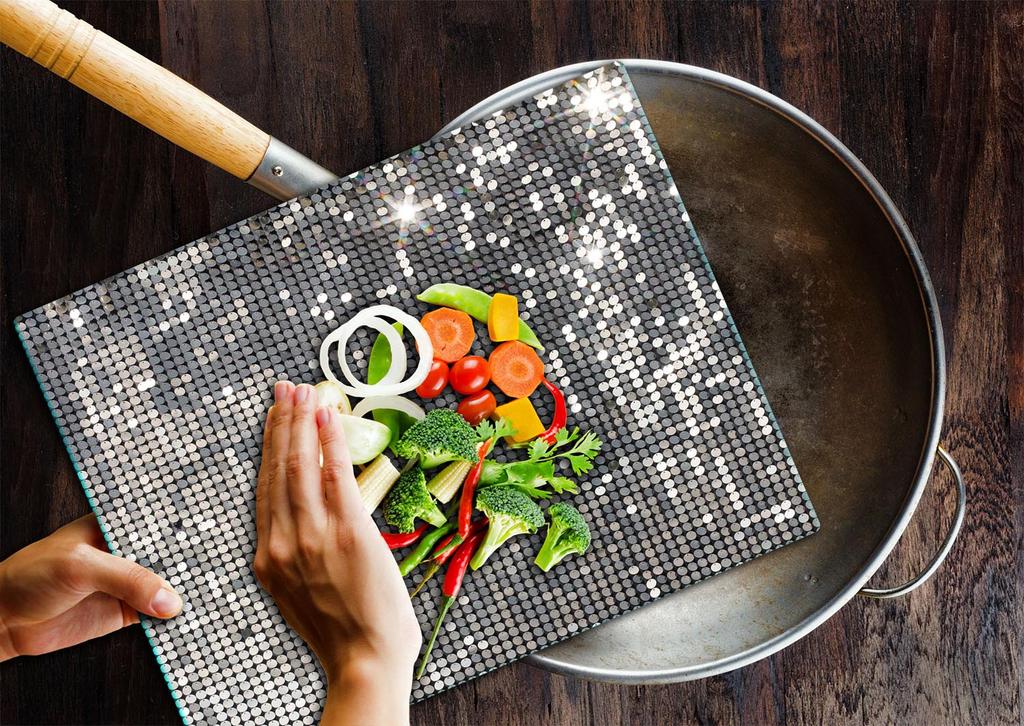 Glass Board Cutting Board 52X40 Silver