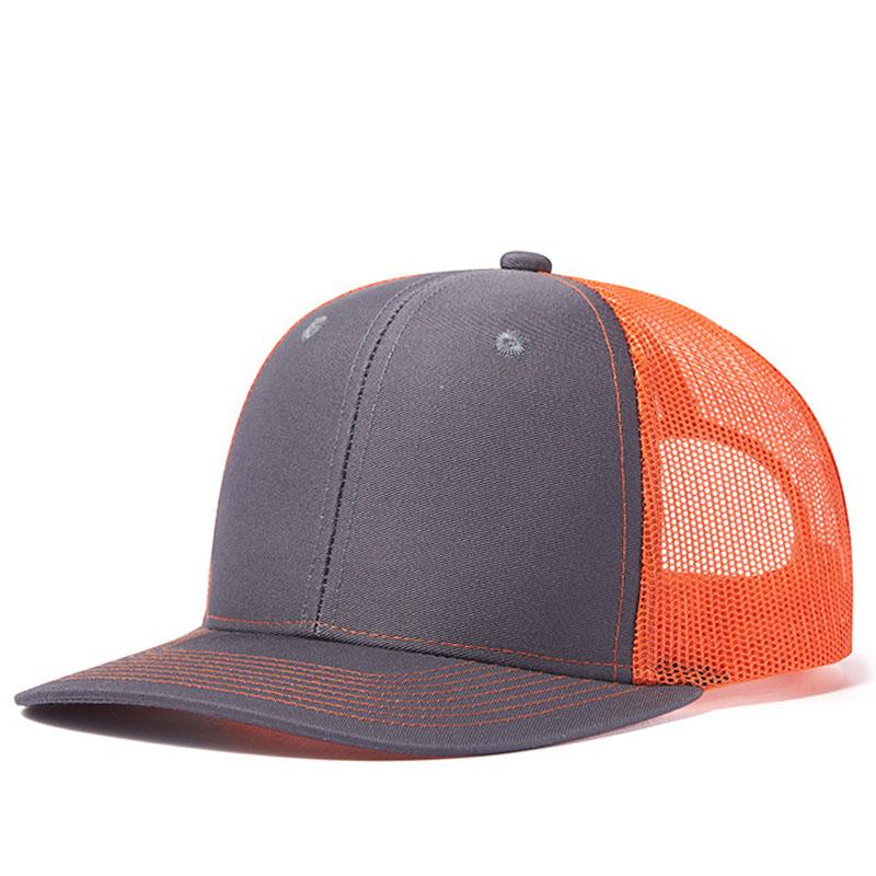 Custom Embroidery Logo Baseball Cap Summer Breakable Net Blank Truck Caps Men's Women Text Letter Richardson Hats Custom Logo