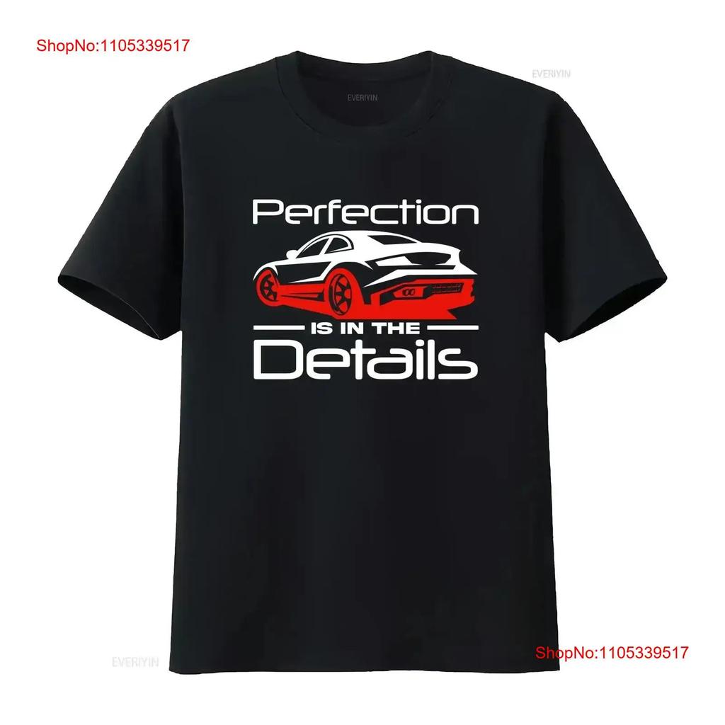 Perfection Is In The Details Car Detailing Carwash T Shirt Painter S 2XL vintage Washed Stretch