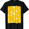 Corn Costume Halloween T Shirt Cool Food Dress Up Cotton Made In Usa Vintage Fashion Stylish Homme Unisex