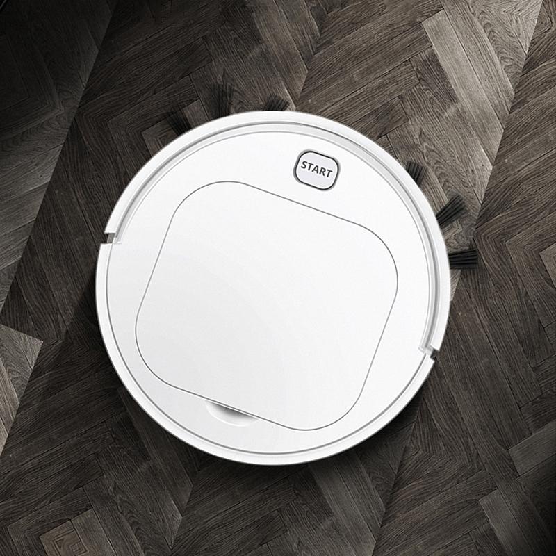 

3 Вт 3-в-1 Умные роботы-пылесосы Перезаряжаемые USB Автоматическая подметальная машина Сухая влажная швабра