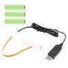USB To 1.5Vx4 LR6 Battery Eliminators Power Supply Adapter for LED Light Toy Clocls Remotes