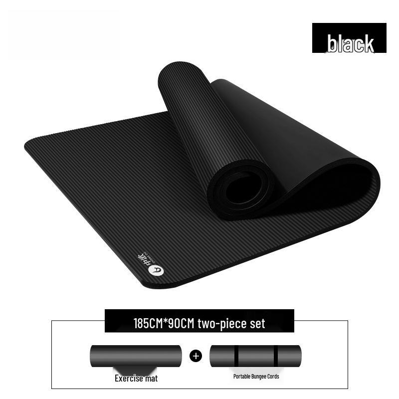 Men's Extra Thick Non-Slip Yoga Mat for Beginners - Wide & Long for Home Fitness