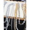 Fashion Shoulder Chain Square Sugar Banquet Formal Dress Accessories Women's Rhinestone