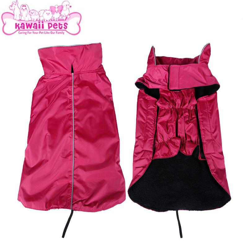 Waterproof Jacket Vest for Dogs - Plush Pet Clothing for Large, Medium, and Small Breeds