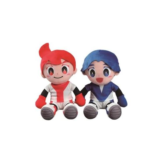 Set of 2 Yanbo Mabo Plush Toys (Height Approx. 20cm) Character Collection Toys for Children Adults Presents Gifts Stuffed Animals Dolls Interior Cute