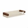 Washroom Shelf with Guard Rail | DrillEasy To Install, Shelves Guardrail, for