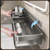 Bathroom Wall Mounted Aluminum Alloy Shelving With Storage For Home Use