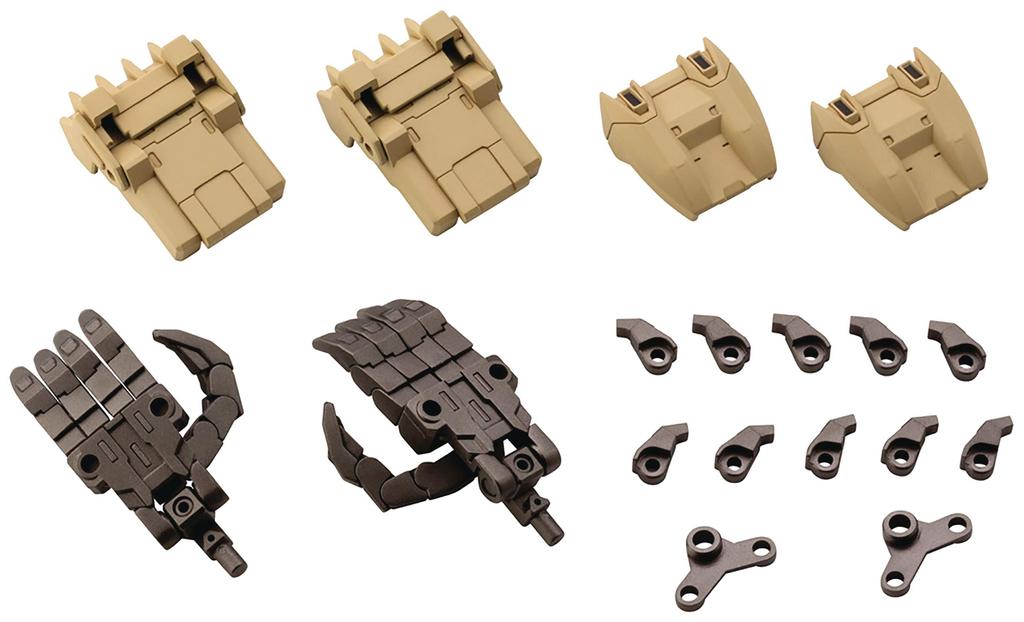 Kotobukiya Modeling Support Goods Heavy Weapon Unit 28 Action Knuckle Type B Model Kit Accessory Multicolor