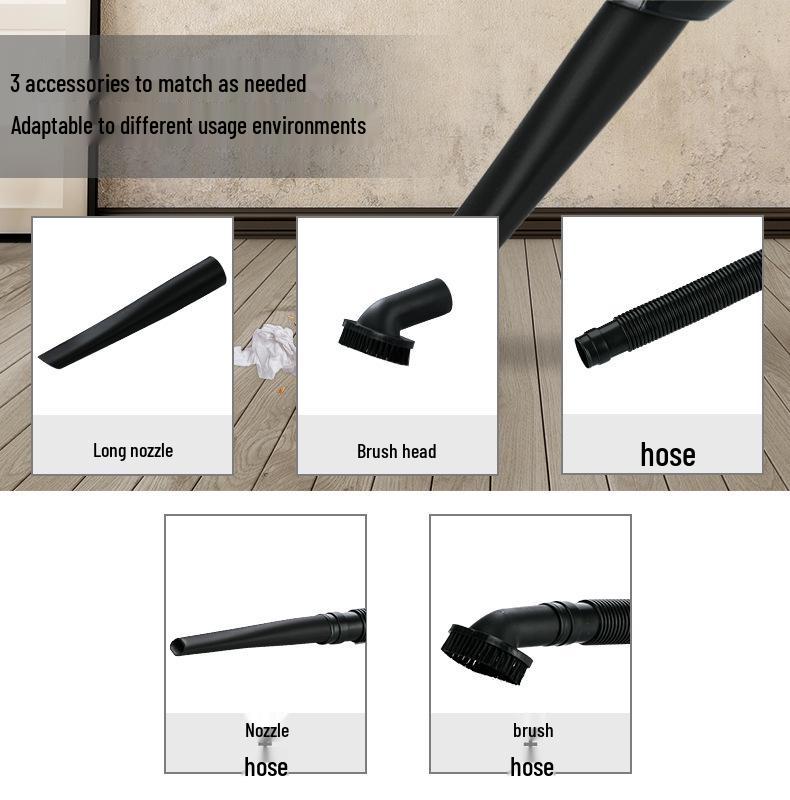 Super Powerful 120W Car Vacuum Cleaner, Wet & Dry, USB Charging