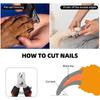 Professional Pet Nail Clipper & Trimmers Dog Nail Clippers with Safety Guard Pet Dog and Cat Nail Clippers Cat Nail Sharpener
