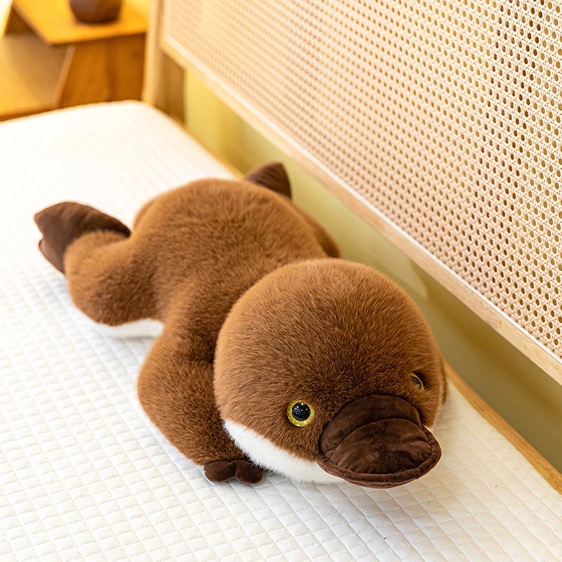 Pocket Treasure Small Animal Simulation Platypus Doll Kapibara Capybara Plush Toy Children's Accompanying Doll