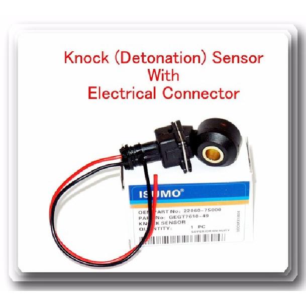 Knock (Detonation) Sensor W/ Electrical Connector Fits: Infiniti Nissan & Suzuki