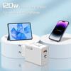 120W USB Fast Charger With Type C Cable Fast Charging Adapter For iPhone PD Cell Phones Quick Charger