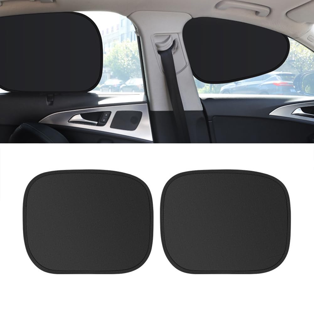 Kaseremy Car Sun Shade Side, Static Cling UV Protection, Sun Protection, Driver/Passenger Seat/Rear Seat,