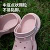 Heightened Wear-resistant Hole Shoes, Women's Summer New Fashionable and Breathable Outer Wear Non-slip and Deodorant Bag Head Slippers