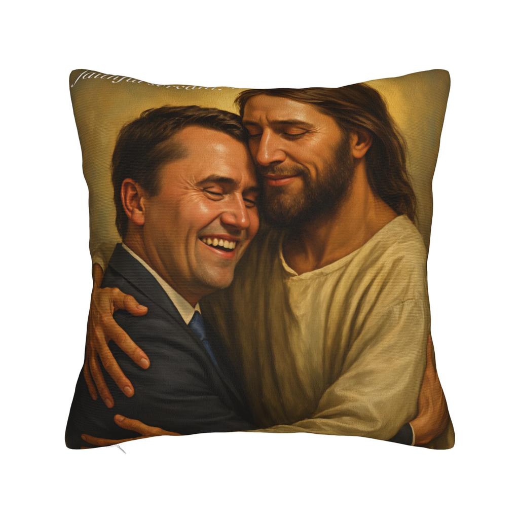 Pillow Cover Charlie Kirk Never Give Up Never Surrender Cute Funny Pillow Case For Couch Sofa Bedroom Pillowcases
