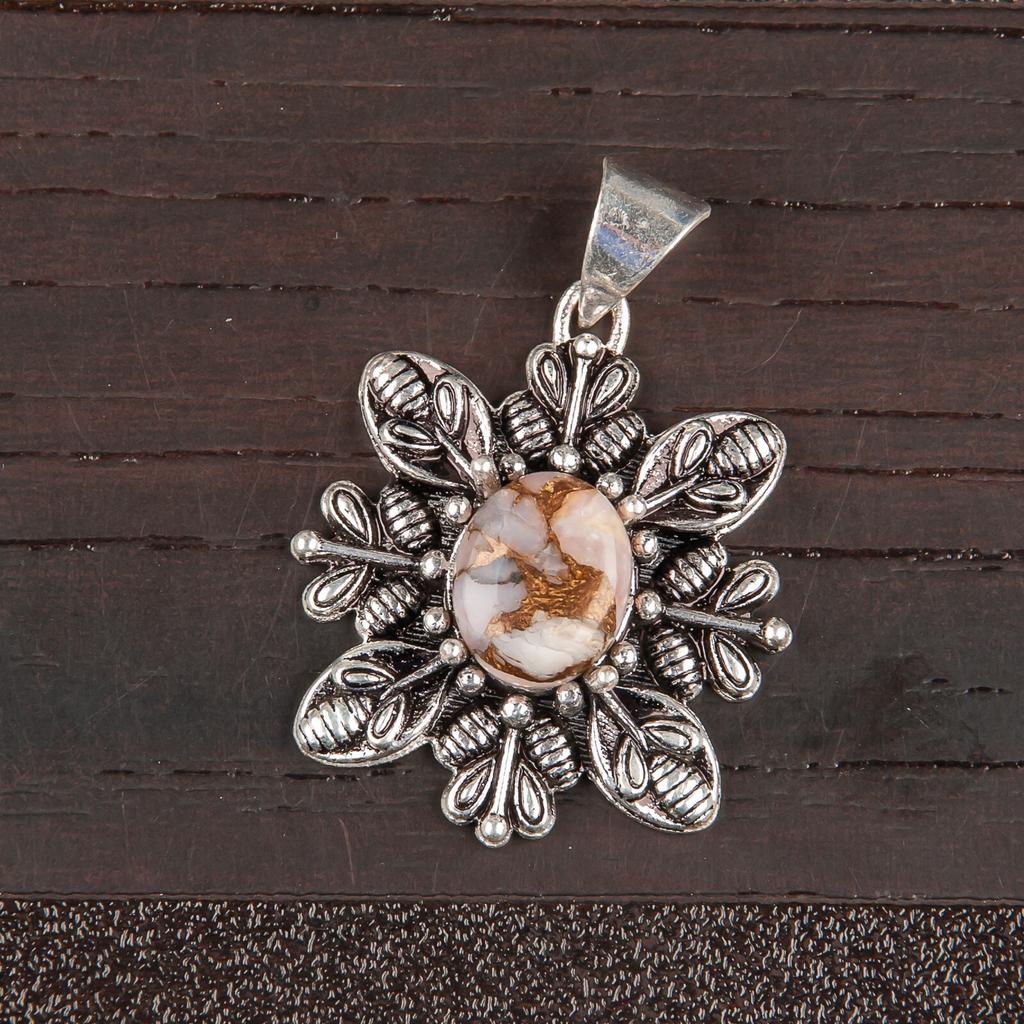Asthenic Multi Gemstone Pendant, 925 Sterling Silver Jewelry, Handmade Pendant CP-10