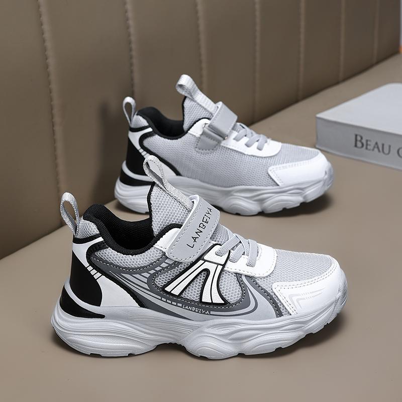 

Дитяча мода Four Seasons Дихаюче повсякденне взуття Діти Біг Спорт Студенти Дівчата Трендові Зручні кросівки 40 білий/сірий