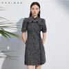 Vestido estilo chino para adelgazar la cintura