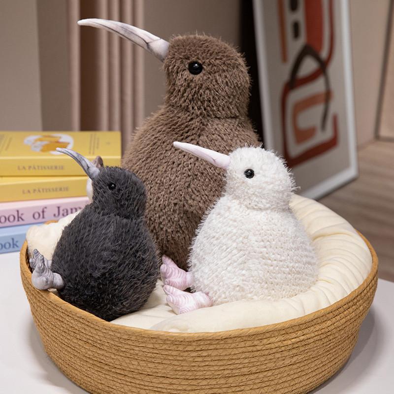 Kiwi Brown Long Mouth Bird Plush Toy Cartoon Child Bedroom Decoration Doll Gift