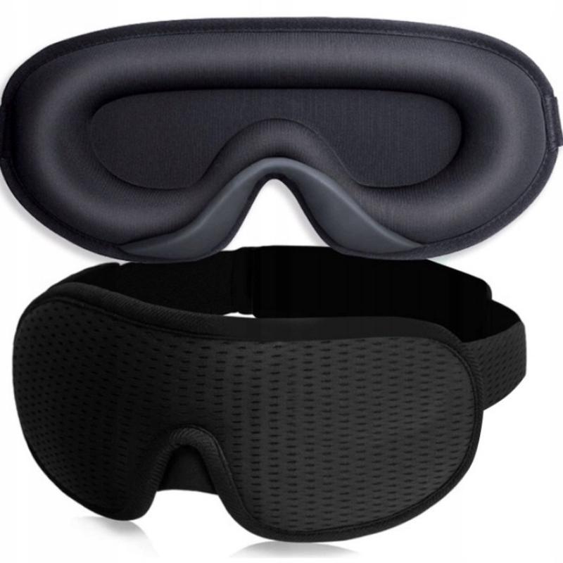 3D Contoured Eye Mask – Breathable & Ultra-Comfortable For Deep Sleep | Blocks Light Without Pressure On Eyes