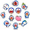 12-Piece Doraemon Cartoon Shoe Charms Set - PVC Accessories for Crocs, Sandals, Slippers, Shoe Buckle Decorations, Perfect Gift