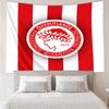 Olympiacos Fc: Red And Black Pride Tapestry Room Decoration Wall Hanging for Living Room Bedroom, Dormitory, Birthday and Christmas Gifts
