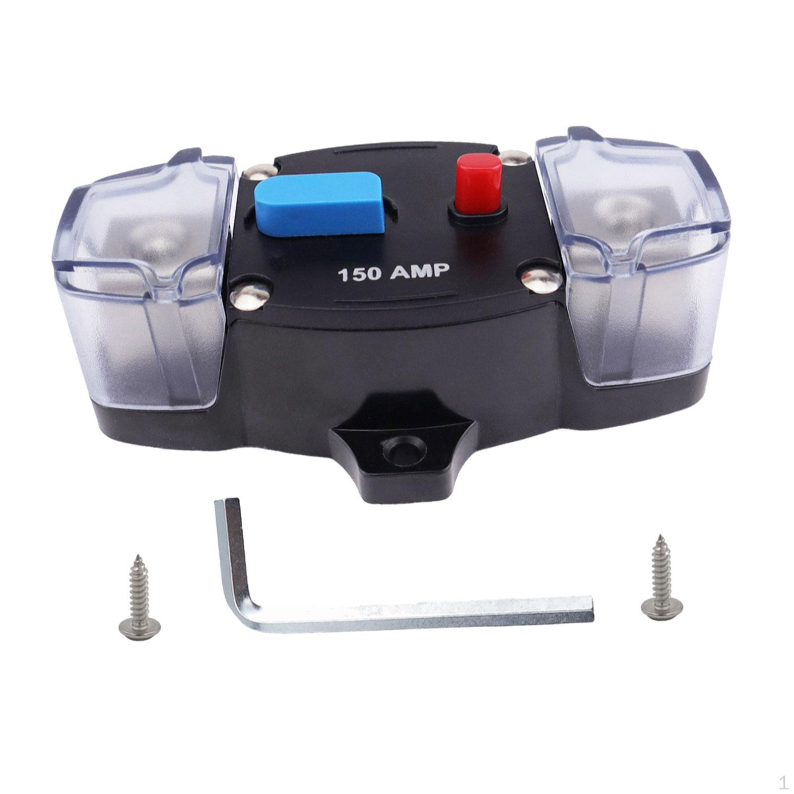 

Автоматический выключатель с кнопкой ручного сброса, 12 В-48 В, автомобильные аксессуары, защита от перегрузки по току для 150A