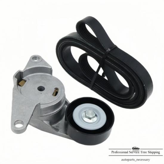 For Chevy Camaro Caprice 3.6L Saab 9-3 2.8L Serpentine Belt Drive Component Kit