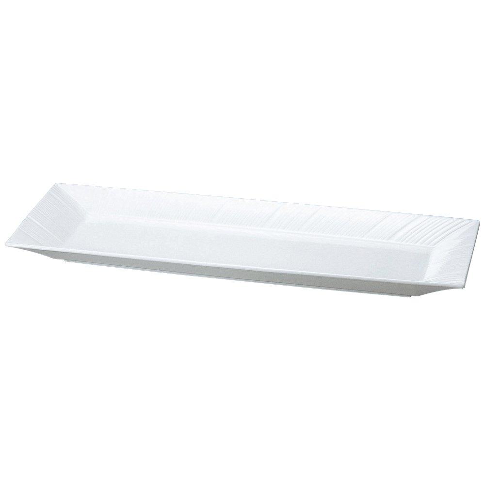 

NARUMI Plate Dish Esprit White 43cm Microwave Warmable Made in Japan 50180-3449