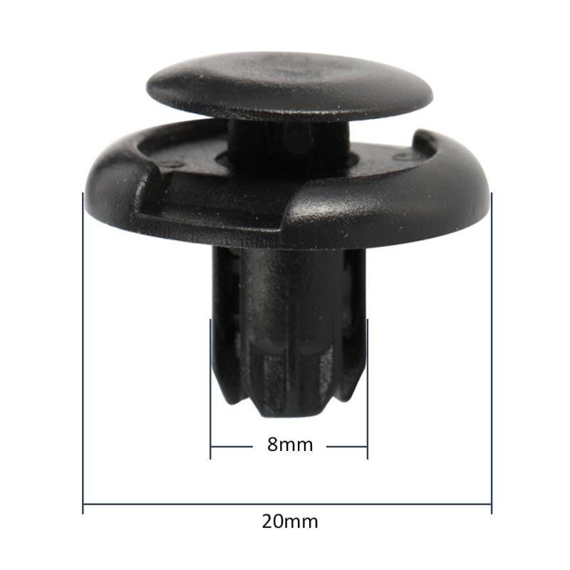 20pcs Bumper Fender Hood Moulding Side Garnish Grille Retainer Clips Fasteners