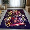 Horror Freddy F-FNAF Spiele Wohnzimmer Rutschfester Teppich Weicher Teppich für Schlafzimmer Kinderzimmer Spielzimmer Sofa, Heimdekoration Fußmatte Geschenk