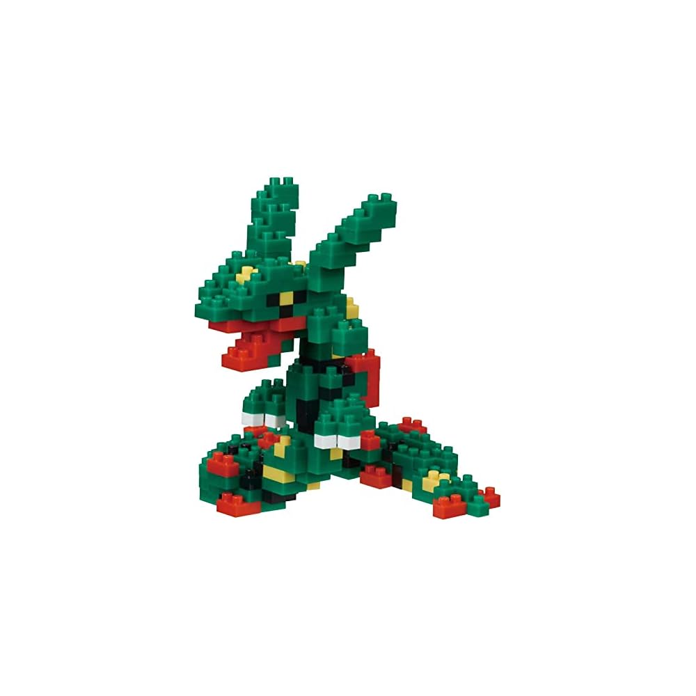 Kawada Nano Block Pokemon Rayquaza Building Set NBPM_064 | 150 Pieces | Creative Toy for Ages 8 and Up