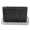 Wilkinson String Pitch Tremolo Unit Bridge with Full Block Steel Saddles for Import Strat Chrome WVP2-SB 10.8mm Two-Point Japan/Korea Guitars,