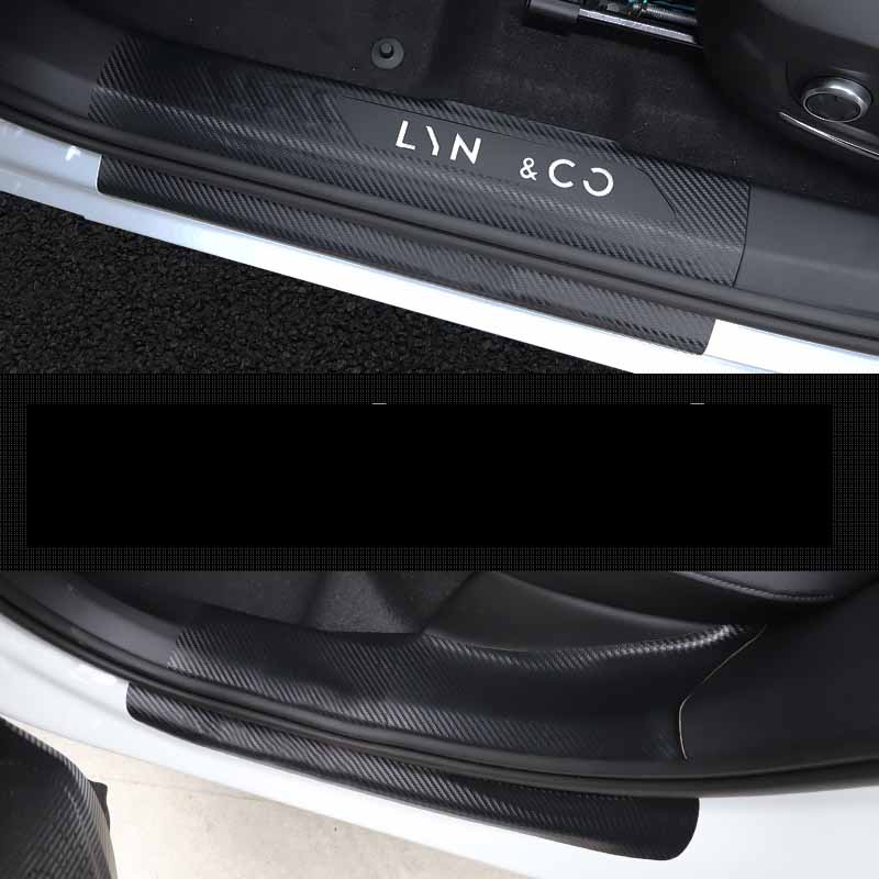 For Lynk&Co 01 Car Styling Door Anti-kick Pads Anti-friction Door Sill Strips Anti-dirty Rear Guard Auto Modified Accessories