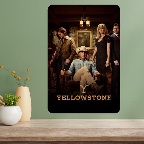 Yellowstone Classic TV Show Metal Poster Sign 20x30cm(7.8x11.8inch)