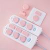 3colors Socket Protective Cover Child Safety Protective Covers Baby Power Switch with Handle Socket Plug Anti-shock Dust Covers