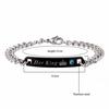"Fashion "His Queen"Her King "Stainless Steel Couple Bracelets His and Hers Matching Bracelets Gifts
