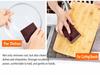 Cleaning Brush Lincoo 1/2/4/6/8Pcs Carborundum Removing Rust Cleaning Brush Descaling Clean Rub for Cooktop Pot Kitchen Sponge