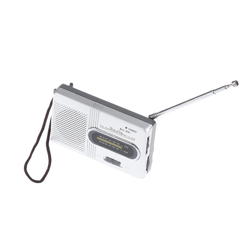 Portable Mini Radio Handheld Am Fm Music Player Speaker Outdoor Stereo Radio