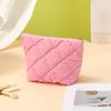 Solid color cosmetic bag three-piece portable high-value toilet bag large-capacity portable waterproof storage bag