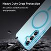 For Samsung Galaxy S25+/S24+ Magnetic Case TPU+PC Translucent Frost Back Phone Cover