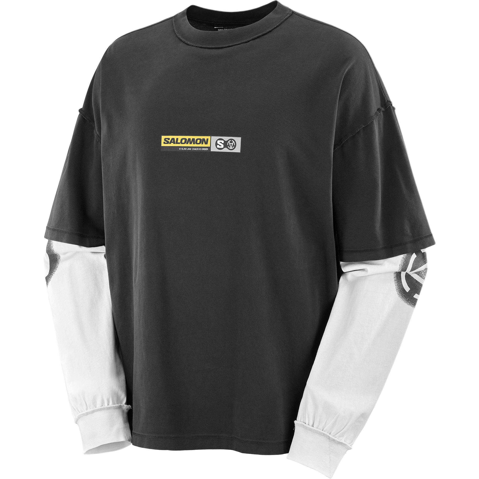 Salomon x Slam Jam Long Sleeve Tee Black White Unisex C27199 L