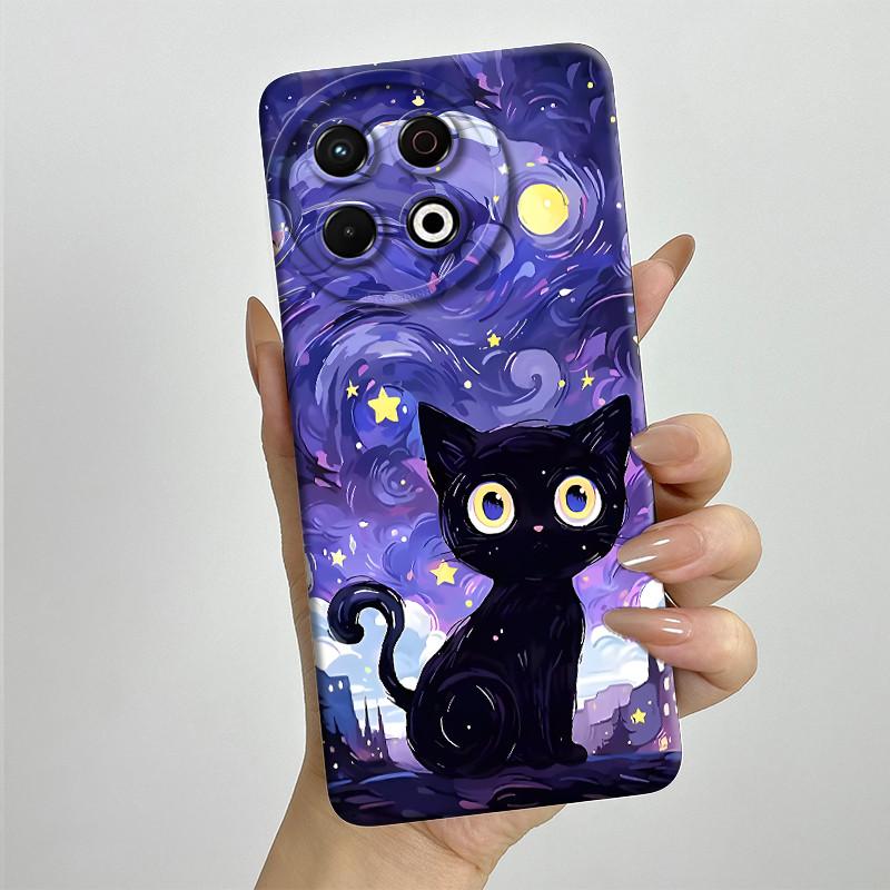 For Tecno Spark 30 Pro KL7 Phone Case 30Pro 4G Cover Soft Silicone Sweet Painted Shell Cartoon Funda Lovely Printed Casing Coque